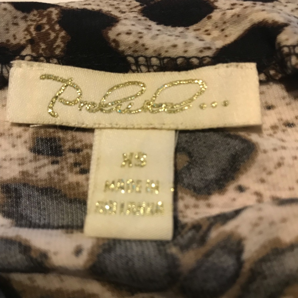 XS Leopard Print Racer Dress W front cut out - Picture 3 of 7